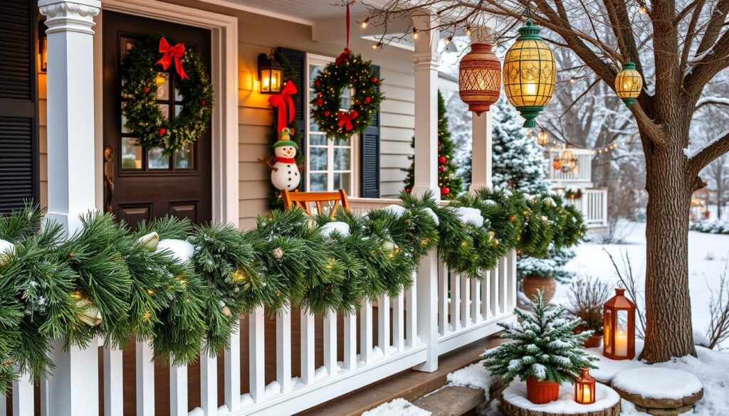 DIY outdoor Christmas decorations