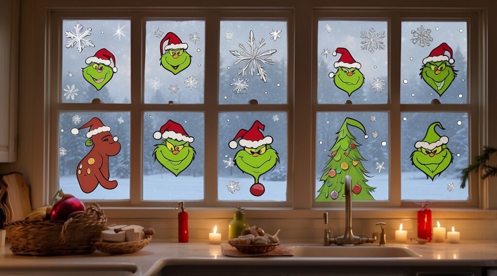 Grinch tree topper