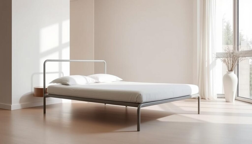 minimalist metal beds