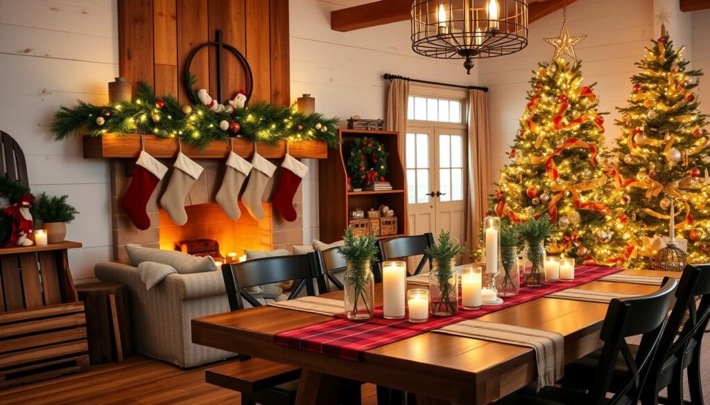 rustic Christmas decor
