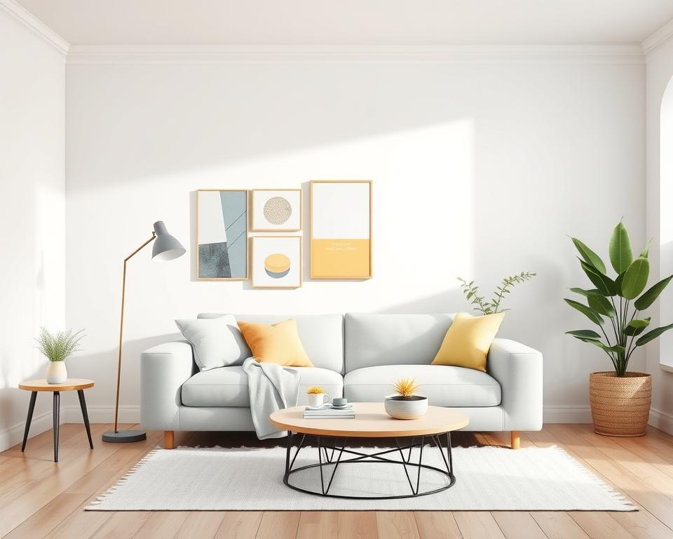 Color palette for small living room design