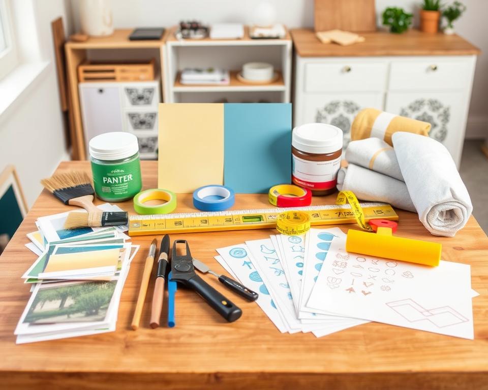 DIY Accent Wall Tools and Materials