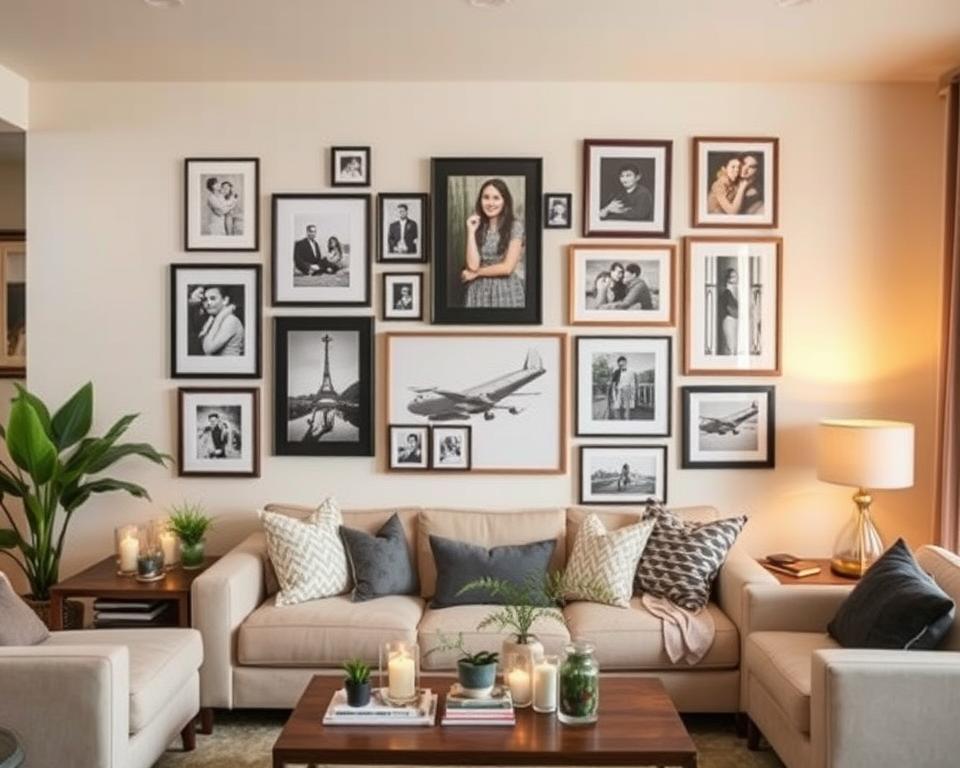 DIY Photo Gallery Wall Arrangement