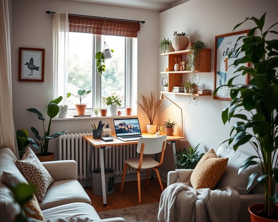 DIY home office space selection