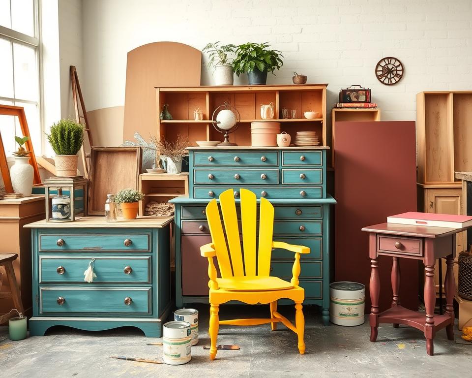 Furniture Upcycling Paint Colors