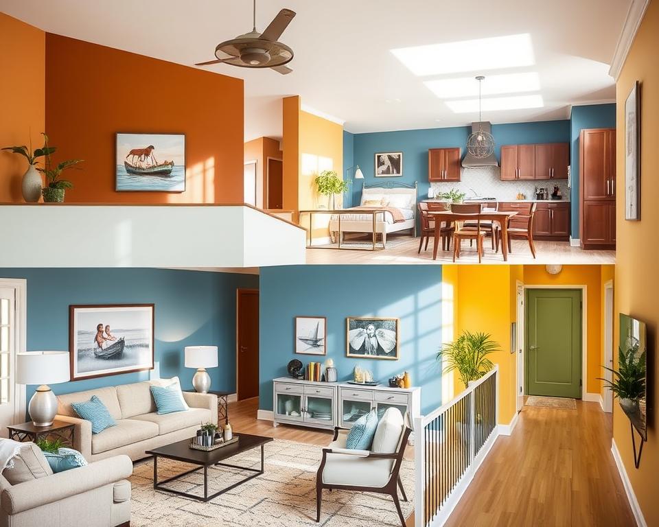 Multi-Room Paint Color Coordination