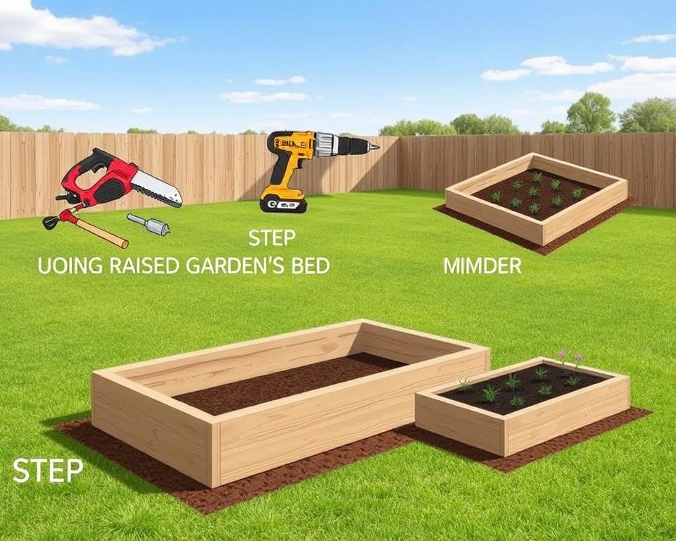 Raised Garden Bed Construction Steps