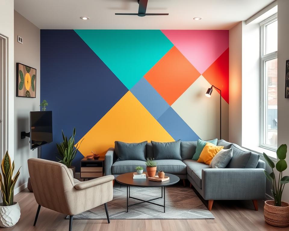 Small Space Accent Wall Design