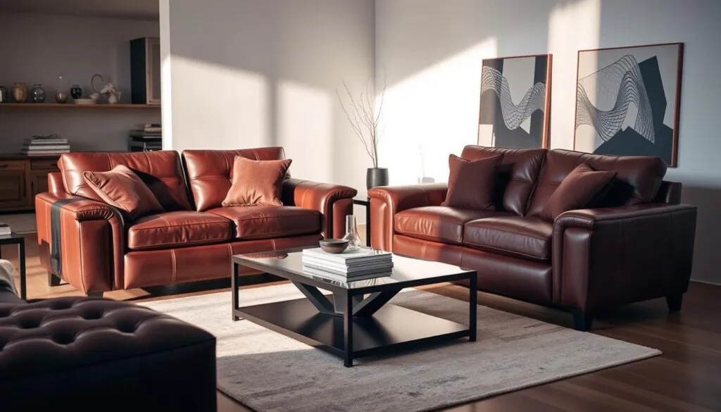 Leather furniture