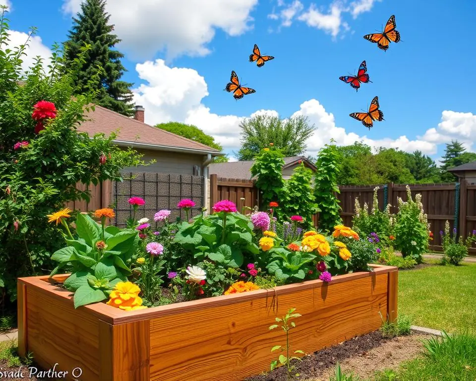 Raised garden bed