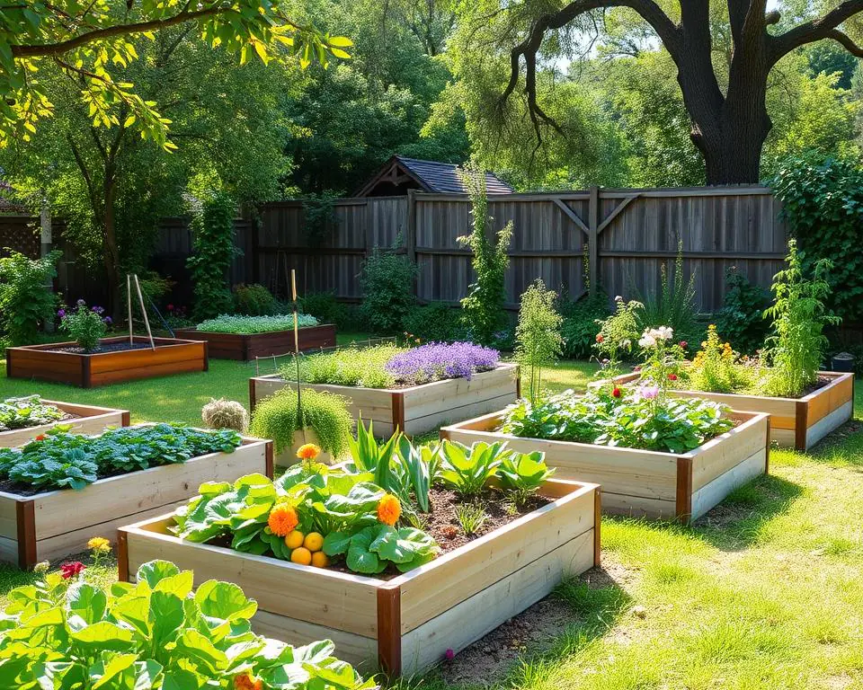 Raised garden beds