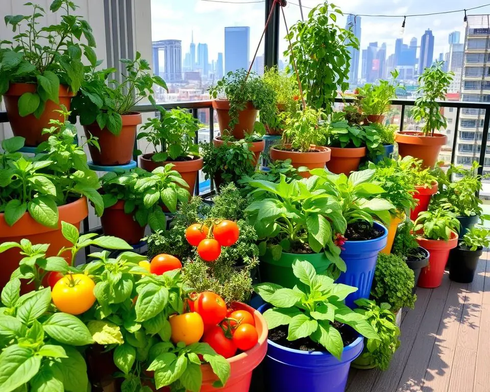 balcony vegetable garden