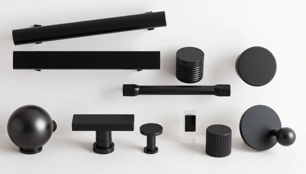 black cabinet hardware