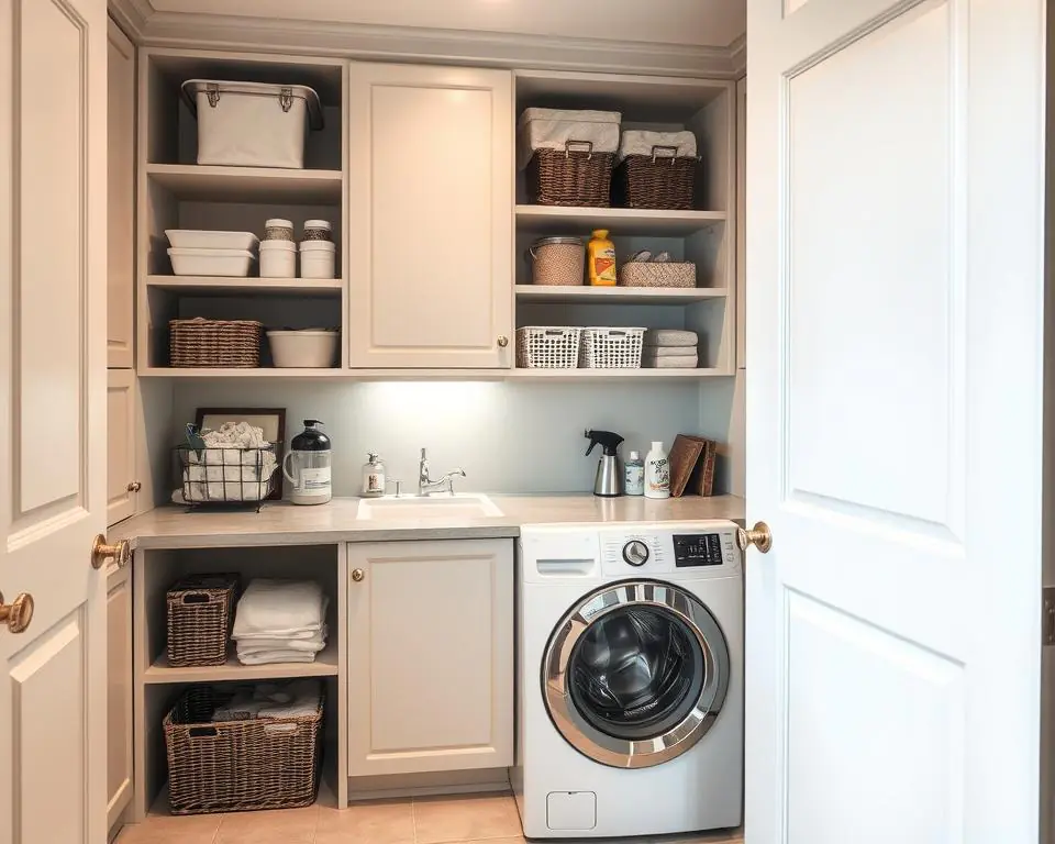 hidden laundry storage