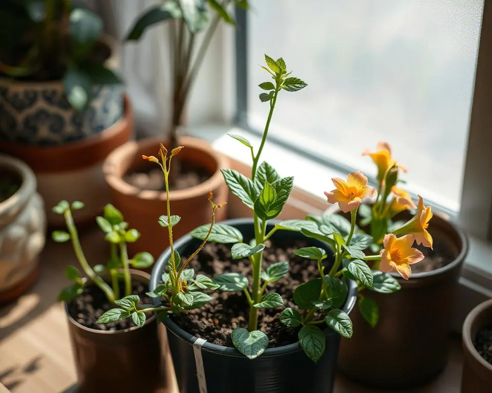 indoor plant growth phases