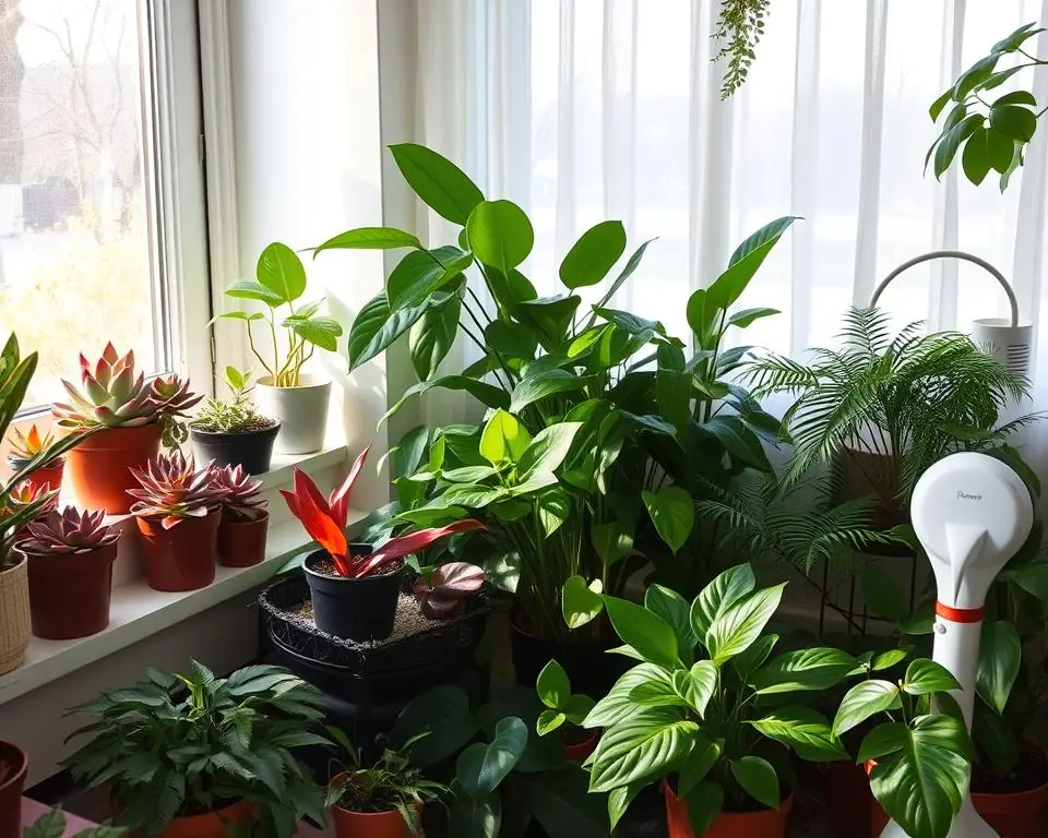 indoor plants temperature