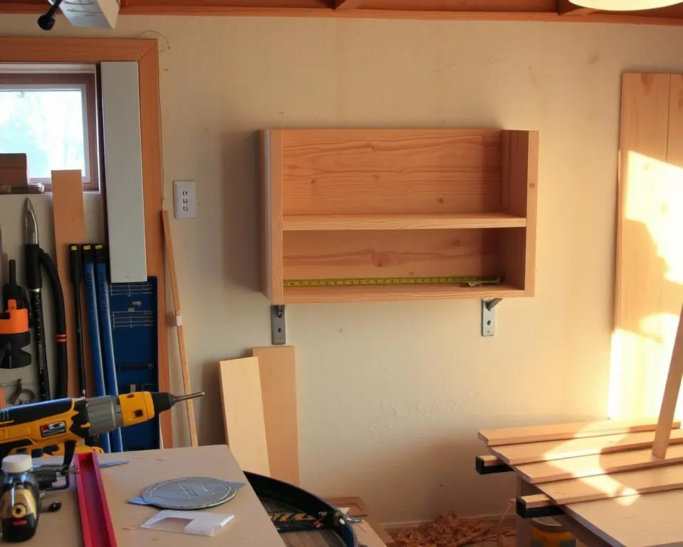 DIY Floating Shelf Construction