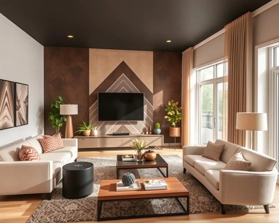 Living Room Accent Wall Design