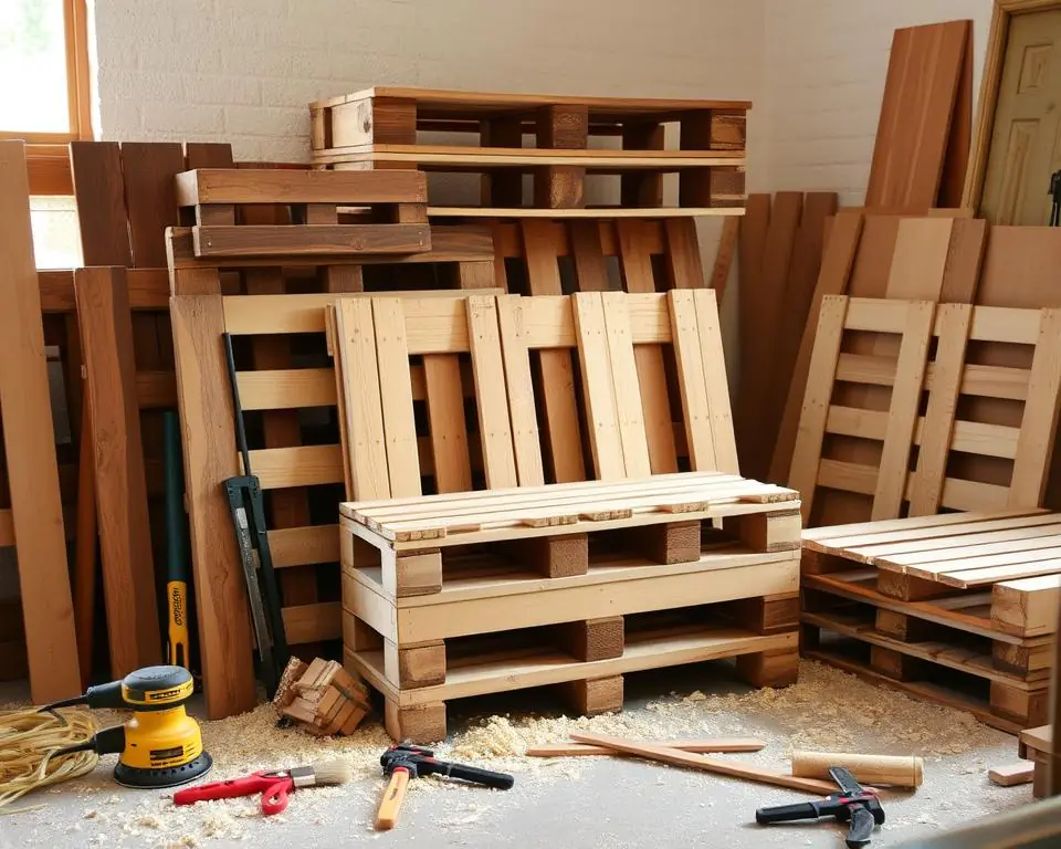 Pallet Preparation for DIY Furniture